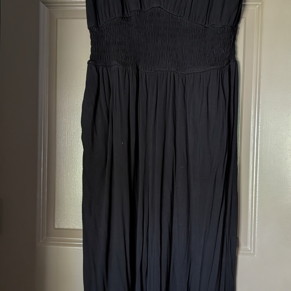 Old Navy Black Strapless Jumpsuit